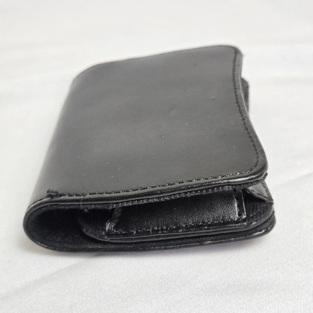 Nikon Coolpix Leather Digital Camera‎ Case Magnetic Flap Closure Compact Black